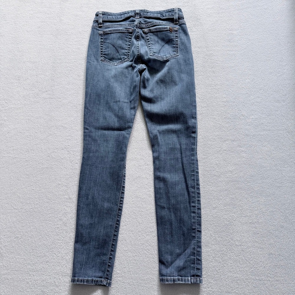 Y2K Minimalist Light Wash Stretch Straight Jeans American Eagle Womens 0 Long - Picture 10 of 11